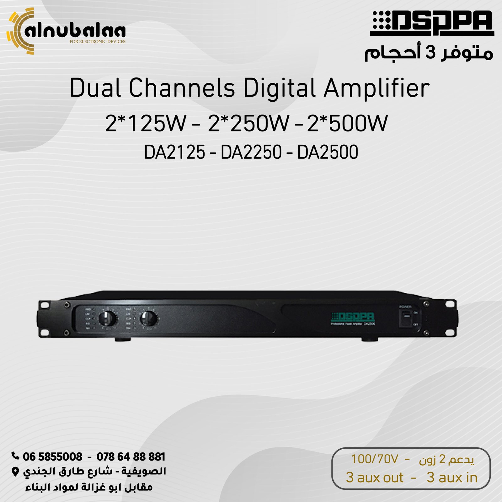 Dual Channels Digital Amplifier DSPPA Dual Channels Digital Amplifier DSPPA